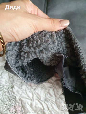 Сиво дебело палто с качулка, снимка 3 - Палта, манта - 34505723