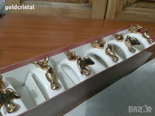 Порцеланови салфетници рингове халки пръстени за салфетки , снимка 2 - Антикварни и старинни предмети - 38494977