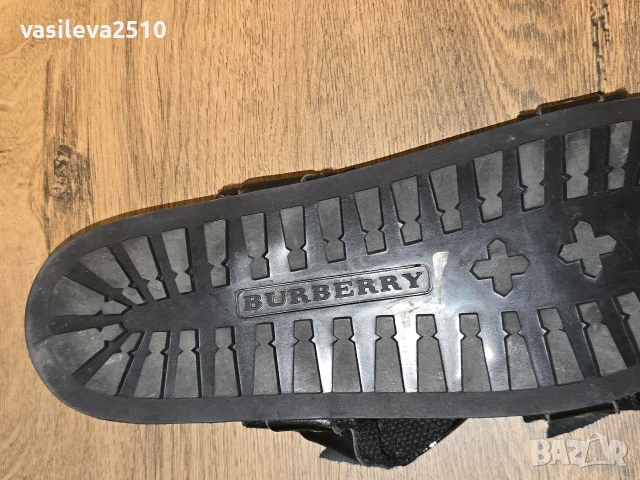 Burberry оригинални дамски чехли , снимка 5 - Чехли - 53891185