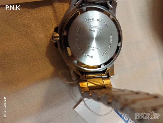Нов мъжки ръчен часовник Casio херметик до 200 м с кристално стъкло , сертификат и касов бон, снимка 12 - Мъжки - 52861618