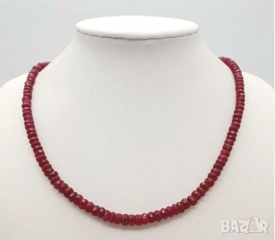 Рубинена огърлица 135 карата ! 💯 % НАТУРАЛЕН РУБИН!
