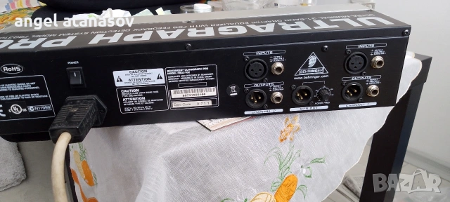 Продавам 31 лентов графичен еквилаизер BEHRINGER ULTRAGRAPH PRO model FBQ3102, снимка 3 - Ресийвъри, усилватели, смесителни пултове - 53912985