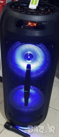 Преносима двойна тонколона KTS-1199 с mp3/ usb/ bluetooth микрофон, снимка 3 - Тонколони - 31756806