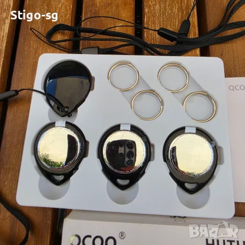 Чисто нов комплект Смарт Bluetooth Тракери QCOQ Huthur Tag (4 бр.) – Работи с Apple Find My, снимка 2 - Аксесоари за Apple - 55978171