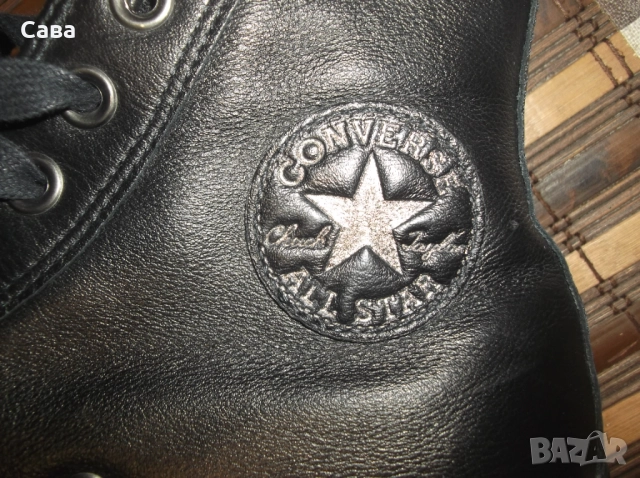 Кожени кецове CONVERSE , снимка 5 - Кецове - 52666686