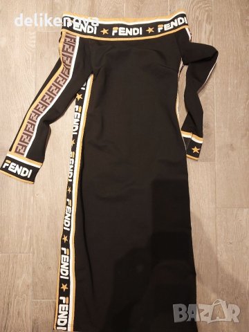 FENDI. Original. Size S Прекрасна рокля, снимка 2 - Рокли - 42518996