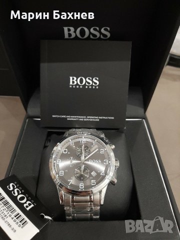 Отигинален мъжки Часовник Hugo Boss 1513181 , 24 месеца гар., снимка 3 - Мъжки - 30995311