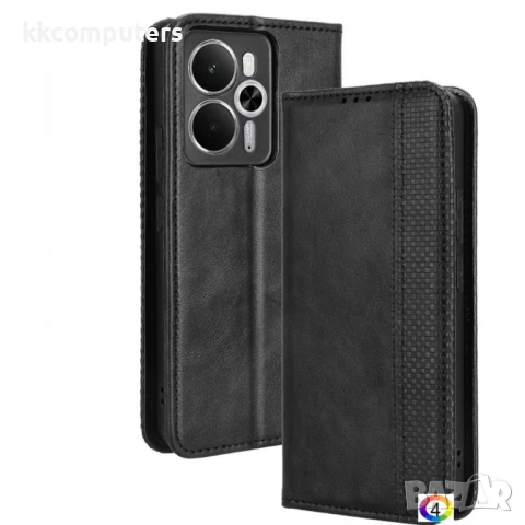 Realme 14 5G / 14T 5G Retro Texture Wallet Калъф и Протектор