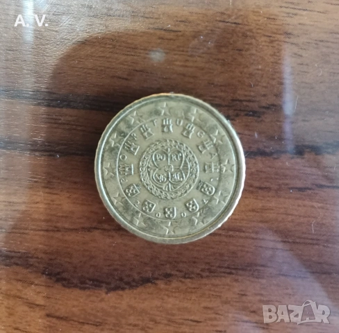 50 евроцента Португалия 2002, снимка 2 - Нумизматика и бонистика - 53875617