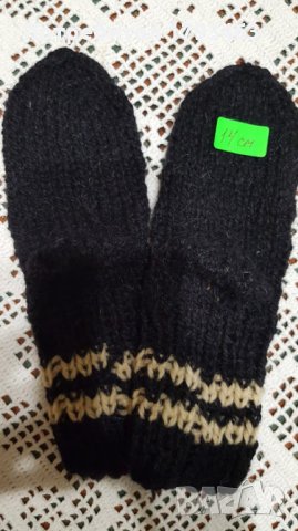 Ръчно плетени детски чорапи 100% вълна, снимка 3 - Чорапи - 30216392