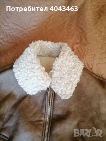 Зимно яке от еко кожа, снимка 3 - Якета - 52534582