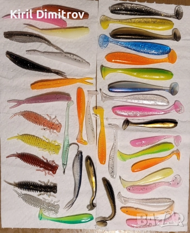 силиконови примамки за риболов 