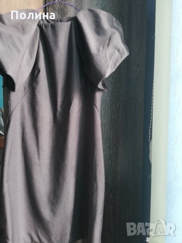 Елегантна рокля с буфон ръкави, снимка 2 - Рокли - 31502467