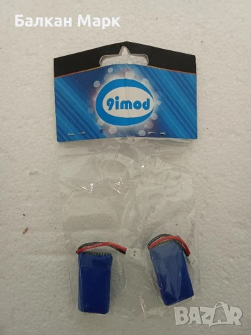 КОМПЛЕКТ 2 бр. Li-Po Батерии – 9 imod 25C 3.7V 380mAh 🔋 💥 2 бр. в к-та-12лв