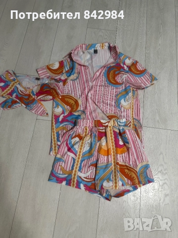 Летен сет от три части, снимка 3 - Рокли - 51506865