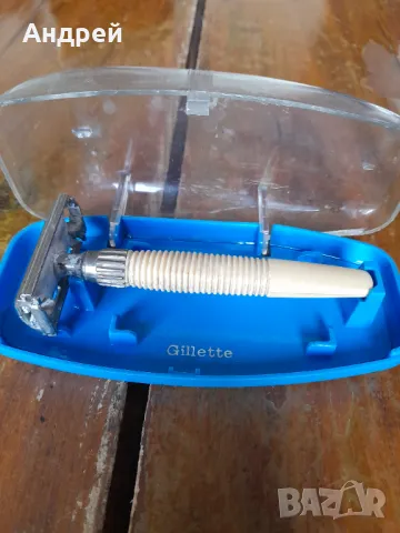 Стара самобръсначка Gillette #5, снимка 2 - Други ценни предмети - 47259124