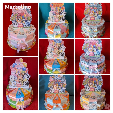 Кутийка за лакомства и подаръци Блуи и Бинго, снимка 5 - Други - 52927605