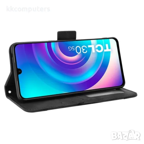 TCL 30 5G / 30+ Wallet Калъф и Протектор, снимка 9 - Калъфи, кейсове - 48295463