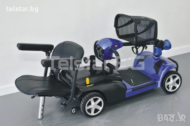 Електрическа четириколка TS-180F NEW V.2 350W 24V Нов модел. Лека, разглобяема, събира се в багажник, снимка 7 - Мотоциклети и мототехника - 52414840