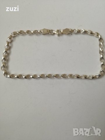 Елегантна сребърна дамска гривна, сребро проба 925 , снимка 2 - Гривни - 38301516