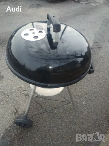 Барбекю WEBER  за класическо готвене на дървени въглища Можете да печете и опушвате, месо, риба, зел, снимка 7 - Барбекюта - 49303801