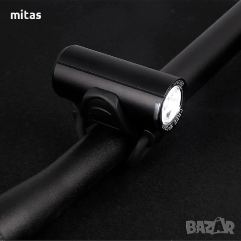 Предна LED светлина за велосипед RAYPAL – 350 lum, USB, Алуминий, 53g, снимка 9 - Аксесоари за велосипеди - 29813913