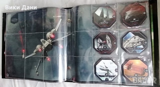 редки Албум StarWars cosmic shells и игра E-leclerc Disney 2016 колекция, снимка 6 - Колекции - 31761487