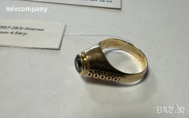 Златен пръстен 4.54гр., снимка 4 - Пръстени - 52836158