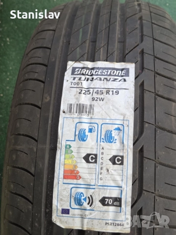 1бр 225 45 19 Bridgestone Turanza