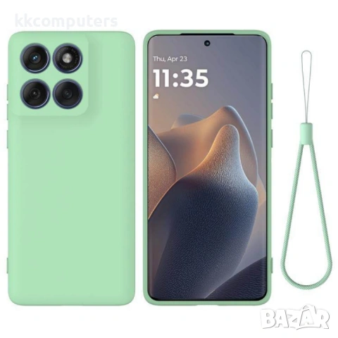 Защитен силиконов калъф за Motorola Moto G67 Power 5G / G57 Power 5G - Плътен цвят, Удароустойчив, В, снимка 3 - Резервни части за телефони - 53354565