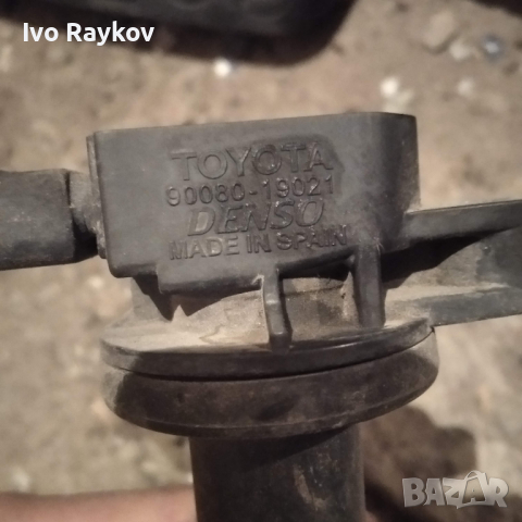 Бобина за TOYOTA YARIS 1.3 VVTI 9008019021 90080-19021, снимка 2 - Части - 44558504
