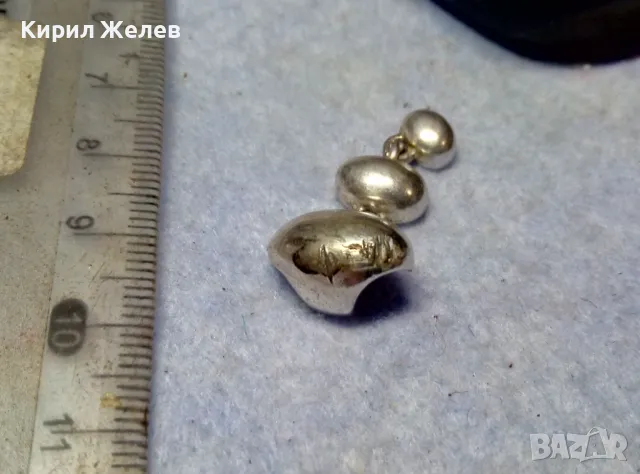 ФЕШЪН АРТ ПОСРЕБРЕН МЕДАЛЬОН от БЛАГОРОДНА НЕРЪЖДАЕМА СТОМАНА 40523, снимка 4 - Колиета, медальони, синджири - 49704370