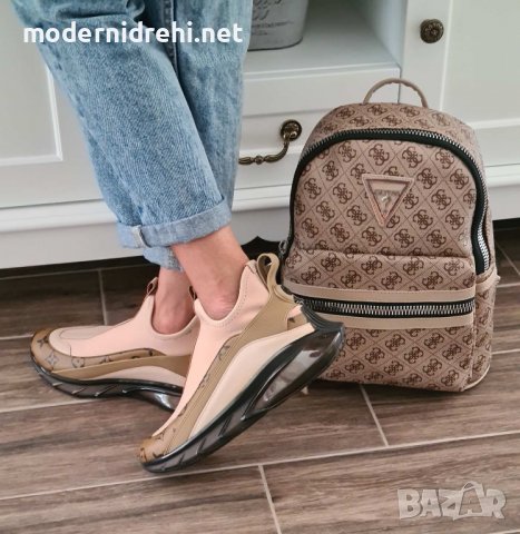 Дамски спортни обувки Louis Vuitton и раница Guess код 315, снимка 1 - Дамски ежедневни обувки - 38223494