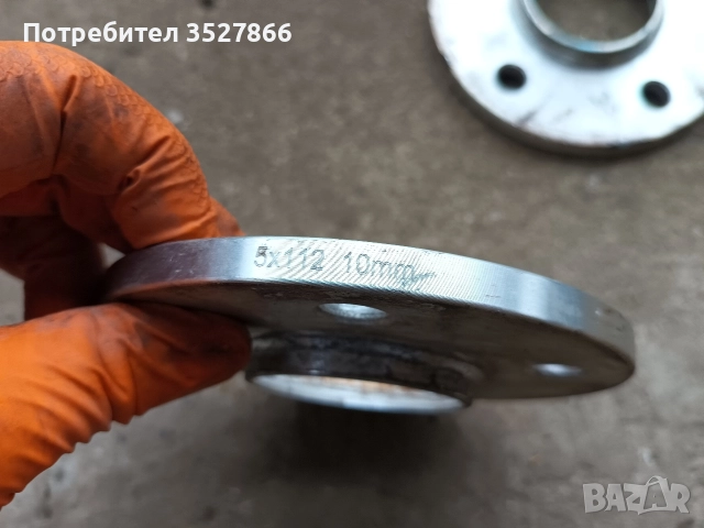 Фланци 5x112 10мм, снимка 2 - Аксесоари и консумативи - 52710880