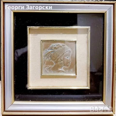 Картина рисувана върху сребърно  фолио, снимка 7 - Картини - 50305680