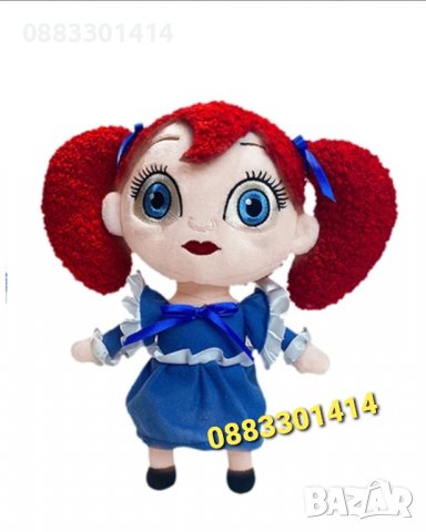 Хъги Лъги кукла момиче Poppy playtime Huggy Wuggy Girl Doll Kissy Missy , снимка 3 - Плюшени играчки - 37299618
