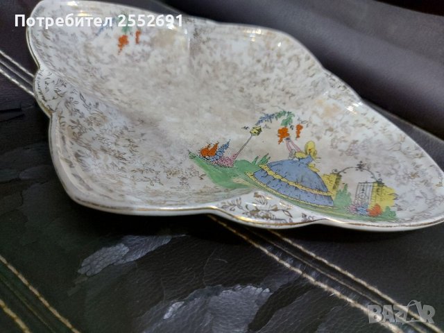 Английски порцеланов съд  , снимка 2 - Декорация за дома - 40411271