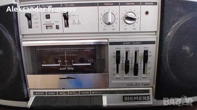 SIEMENS CLUB 782 / SANYO/, снимка 4 - Радиокасетофони, транзистори - 56179253