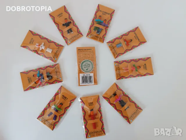 Гватемалски кукли утешители Worry dolls 