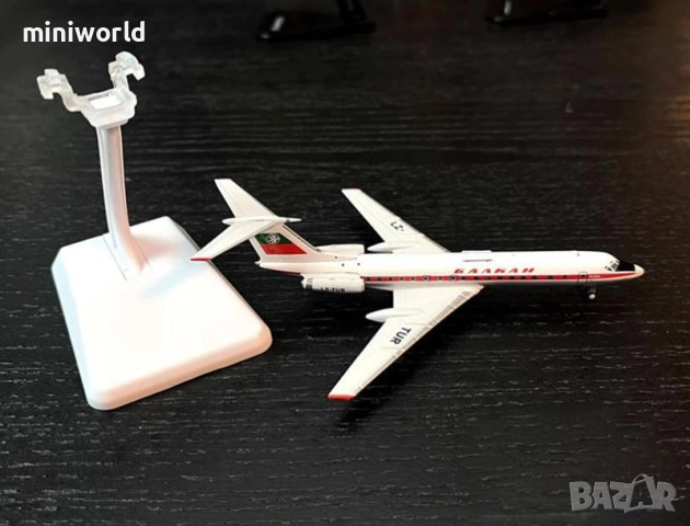 ТУ-134A Балкан Balkan Airlines LZ-TUR самолет - мащаб 1:400 нов в кутия