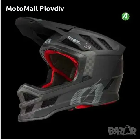 Вело каска O'NEAL BLADE CARBON IPX V.22 black/carbon, снимка 5 - Аксесоари и консумативи - 49268884