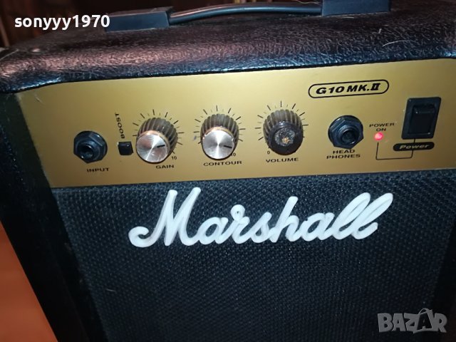 MARSHALL GUTAR AMPLIFIER-ВНОС ENGLAND 1302231952, снимка 6 - Ресийвъри, усилватели, смесителни пултове - 39664031