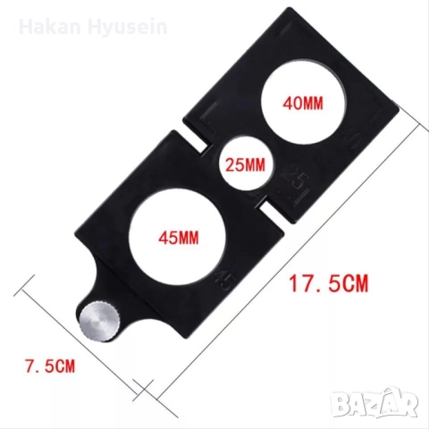 Регулируема линия, Шаблон за измерване на неравности, Двоен шаблон, снимка 3 - Други инструменти - 52510745