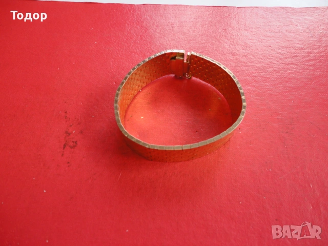 Невероятна позлатена гривна Plague URG, снимка 5 - Гривни - 53301925