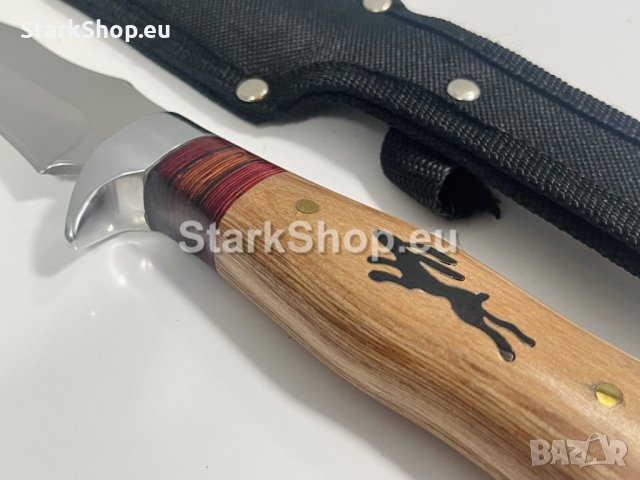 Уникален ловен руски нож – еленски рог, снимка 3 - Ножове - 38417001