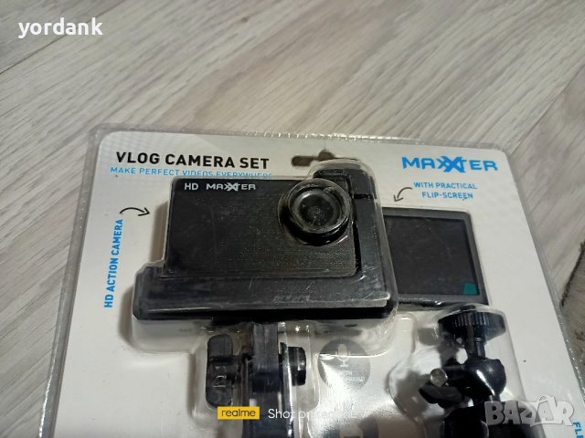 Maxxter vlog camera 1080p, снимка 1 - Камери - 44463618