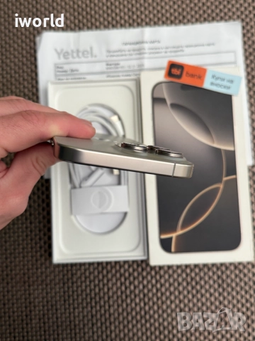 36М ГАРАНЦИЯ❗️100% Бат.❗️iPhone 16 Pro MAX❗️ Лизинг от 76лв/м Natural Titanium 256GB❗️, снимка 9 - Apple iPhone - 52376133