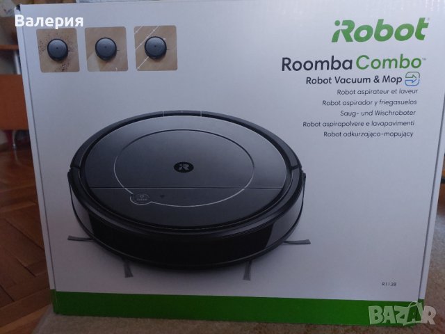  Прахосмукачка- робот IrobotRoomba® Combo(R113840) , снимка 1 - Кухненски роботи - 39991257