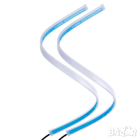 Комплект LED ленти с бягащ мигач 60 см, снимка 2 - Аксесоари и консумативи - 55864554
