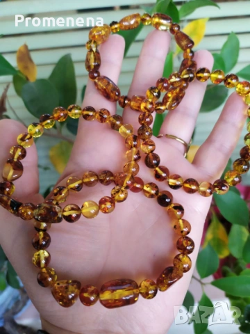 Гривна от Балтийски кехлибар